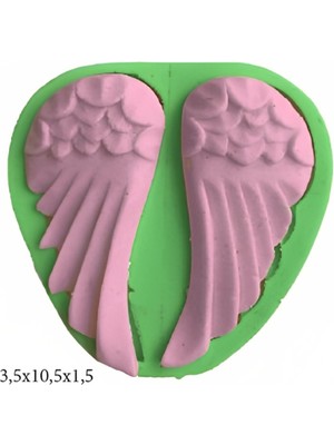 Melek Figürleri Silikon Şeker Hamuru Dekor, Sabun, Saksı ve Mum Kalıbı