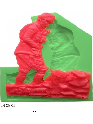 Özel Gün Figürleri Silikon Şeker Hamuru Dekor, Sabun, Saksı ve Mum Kalıbı