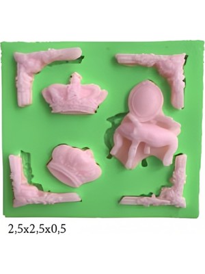 Butedo Özel Gün Figürleri Silikon Şeker Hamuru Dekor, Sabun, Saksı ve Mum Kalıbı