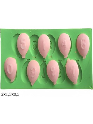 Butedo Harf ve Rakam Figürleri Silikon Şeker Hamuru Dekor, Sabun, Saksı ve Mum Kalıbı