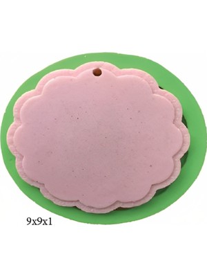 Çerçeve Modeli Silikon Şeker Hamuru Dekor, Sabun, Saksı ve Mum Kalıbı