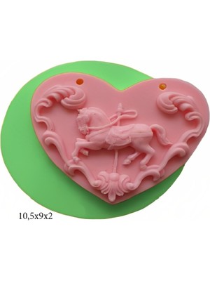 Çerçeve Modeli Silikon Şeker Hamuru Dekor, Sabun, Saksı ve Mum Kalıbı