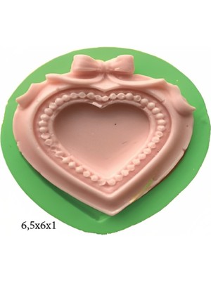 Çerçeve Modeli Silikon Şeker Hamuru Dekor, Sabun, Saksı ve Mum Kalıbı