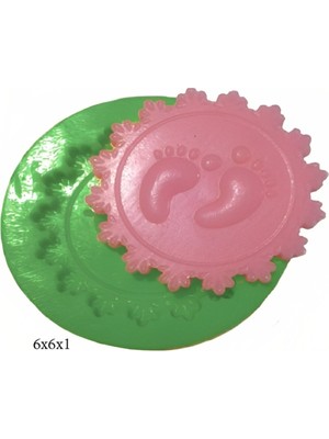 Bebek Modeli Silikon Şeker Hamuru Dekor, Sabun, Saksı ve Mum Kalıbı