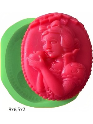 Bebek Modeli Silikon Şeker Hamuru Dekor, Sabun, Saksı ve Mum Kalıbı