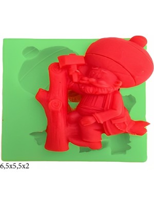 Bebek Modeli Silikon Şeker Hamuru Dekor, Sabun, Saksı ve Mum Kalıbı