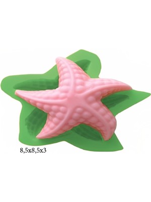 Deniz Figürleri Silikon Şeker Hamuru Dekor, Sabun, Saksı ve Mum Kalıbı