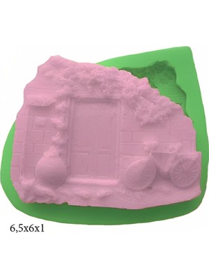 Eşya Figürleri Silikon Şeker Hamuru Dekor, Sabun, Saksı ve Mum Kalıbı