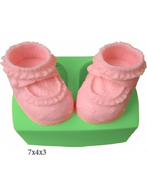 Bebek Modeli Silikon Şeker Hamuru Dekor, Sabun, Saksı ve Mum Kalıbı