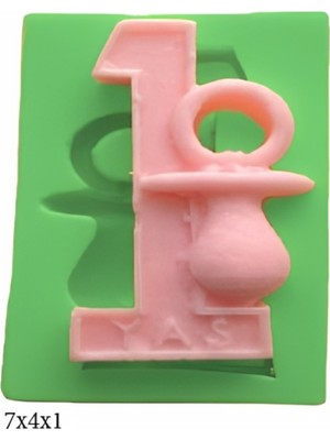 Bebek Modeli Silikon Şeker Hamuru Dekor, Sabun, Saksı ve Mum Kalıbı