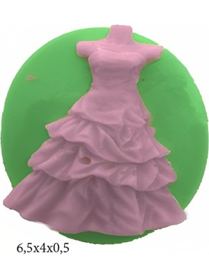 Kıyafet Figürleri Silikon Şeker Hamuru Dekor, Sabun, Saksı ve Mum Kalıbı