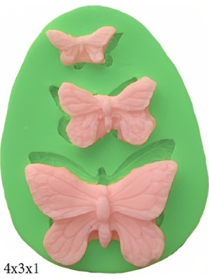 Hayvan Figürleri Silikon Şeker Hamuru Dekor, Sabun, Saksı ve Mum Kalıbı