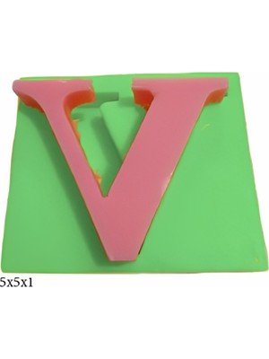 Harf ve Rakam Figürleri Silikon Şeker Hamuru Dekor, Sabun, Saksı ve Mum Kalıbı