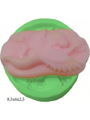 Melek Figürleri Silikon Şeker Hamuru Dekor, Sabun, Saksı ve Mum Kalıbı