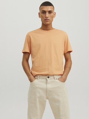 Jack & Jones Bisiklet Yaka Basic Tişört-Organic