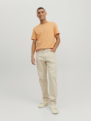 Jack & Jones Bisiklet Yaka Basic Tişört-Organic