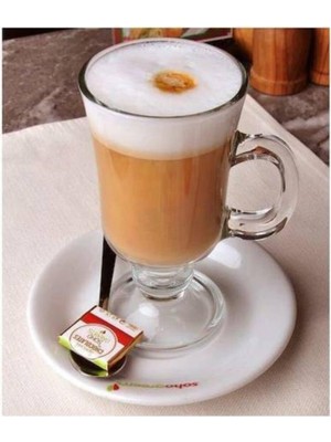 Paşabahçe Irish 55141 Ayaklı Kulplu Latte Bardağı 6lı