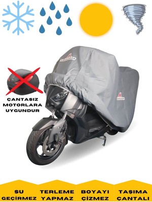 MaxDurable Vespa Sprint 150 Motor Brandası Çantasız Motorlara Uygun Su Geçirmez Motosiklet Brandası