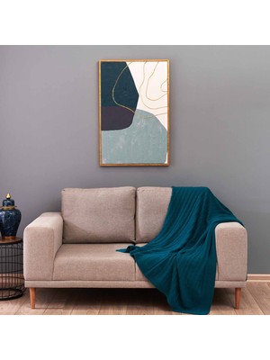 Q-Art Blue Vision Yağlı Boya Tablo - 60X90 cm