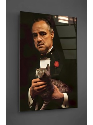 Taulart The Godfather Kedili Cam Tablo
