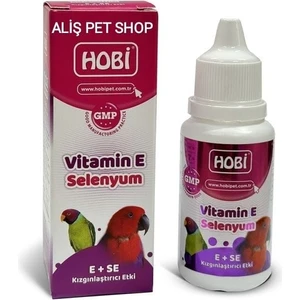 Kuşlar Için Vitamin E ve Selenyum Takviyesi 30ML 1 Adet