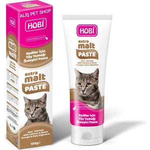 Extra Malt Paste Kediler Için Tüy Yumağı Önleyici Pasta 100GR