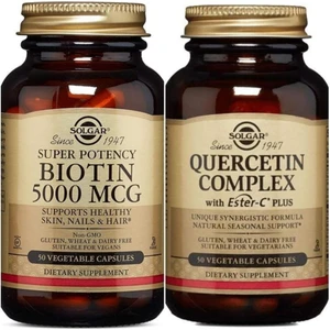 Biotin 5000 Mcg 50 Kapsül+ Quercetin Complex With Ester-C Plus 50 Tablet