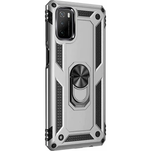 Xiaomi Poco M3 Kılıf Yüzüklü Standlı Korumalı Tank Kapak