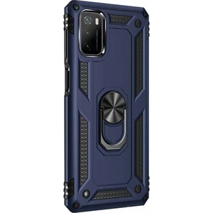 Xiaomi Poco M3 Kılıf Yüzüklü Standlı Korumalı Tank Kapak