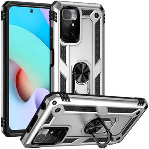 Xiaomi Redmi 10 2022 Kılıf Yüzüklü Standlı Korumalı Tank Kapak