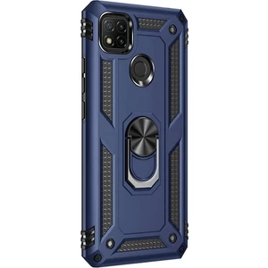 Xiaomi Redmi 10A Kılıf Yüzüklü Standlı Korumalı Tank Kapak