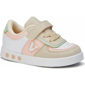 Sam Işıklı Çocuk Sneaker Pudra
