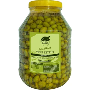 Taş Kırma Yeşil Zeytin, Tuzsuz, Acı Suyunda, Net 3.3 kg