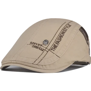 Düz Üst Bere Tepeli Kapak Rüzgar ve Toz Geçirmez Pamuklu Şapka (Yurt Dışından)