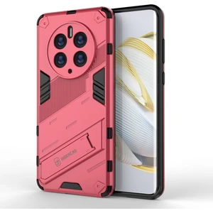 Huawei Mate 50 Pro Çift ​​katmanlı Darbeye Dayanıklı Telefon Kılıfı - Pembe (Yurt Dışından)