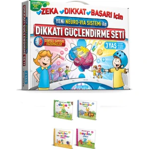 Adeda Yayıncılık 3 Yaş Dikkat Güçlendirme Seti ve 0-3 Yaş Bebek Kitapları Seti (4 Kitap)