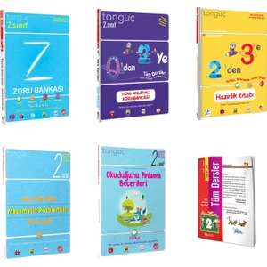 Tonguç Akademi 2. Sınıf Tüm Dersler Şampiyon Seti (5 Adet Kitap - 1 Y.test)
