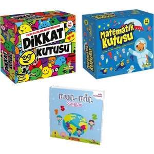 Pikto Ile Zekamı Geliştiriyorum ve Okul Öncesi Matematik Kutusu 3-6 Yaş Seti