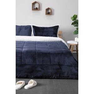 Comforter Çift Kişilik Battaniye Seti - Lacivert