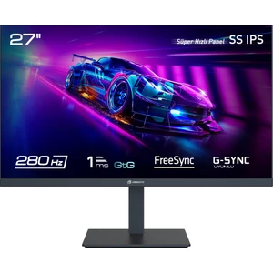 Gamebooster GB-2728FF 27" 280hz IPS 1ms Fhd Freesync, G-Sync 2xhdmı,1+2dp1 Oynar Ayak Gaming Monitör (GB-2728FF)