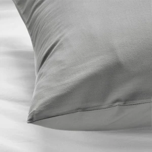 Bonjardin Home Gri Pamuklu Yastık Kılıfı 2 Adet 50X70CM
