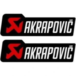Damla Sticker Akrapovic 2 Li 4,5 cm x 3,5 cm Motosiklet Aksesuar
