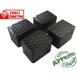 Kauçuk Lift Takozu 160X120 Yükseklik 120MM 4 Adet