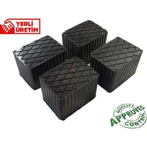 Kauçuk Lift Takozu 160X120 Yükseklik 80MM 4 Adet