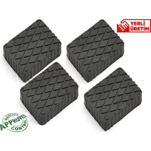 Kauçuk Lift Takozu 160X120 Yükseklik 40MM 4 Adet