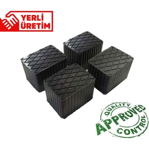 Kauçuk Lift Takozu 160X120 Yükseklik 100MM 4 Adet