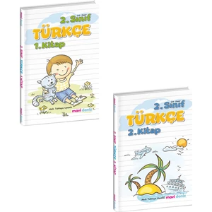 Mavi Deniz Yayınları 2. Sınıf Türkçe 1. Kitap ve 2. Kitap Seti 2 Kitap 2023