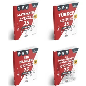 KVA Yayınları 8. Sınıf Matematik + Fen + Türkçe + Inkılap Sistematik Sarmal Deneme Seti 4 Kitap 2023