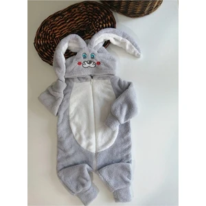 Tavşan Şapkalı Welsoft Peluş Uyku Tulumu