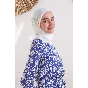 Madame Polo Ince Pamuk Eşarp - Beyaz